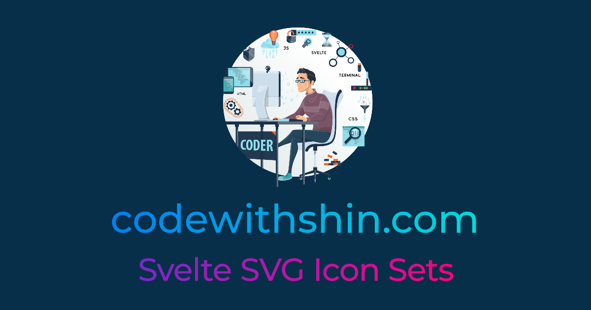 Svelte SVG Icon Sets - codewithshin.com