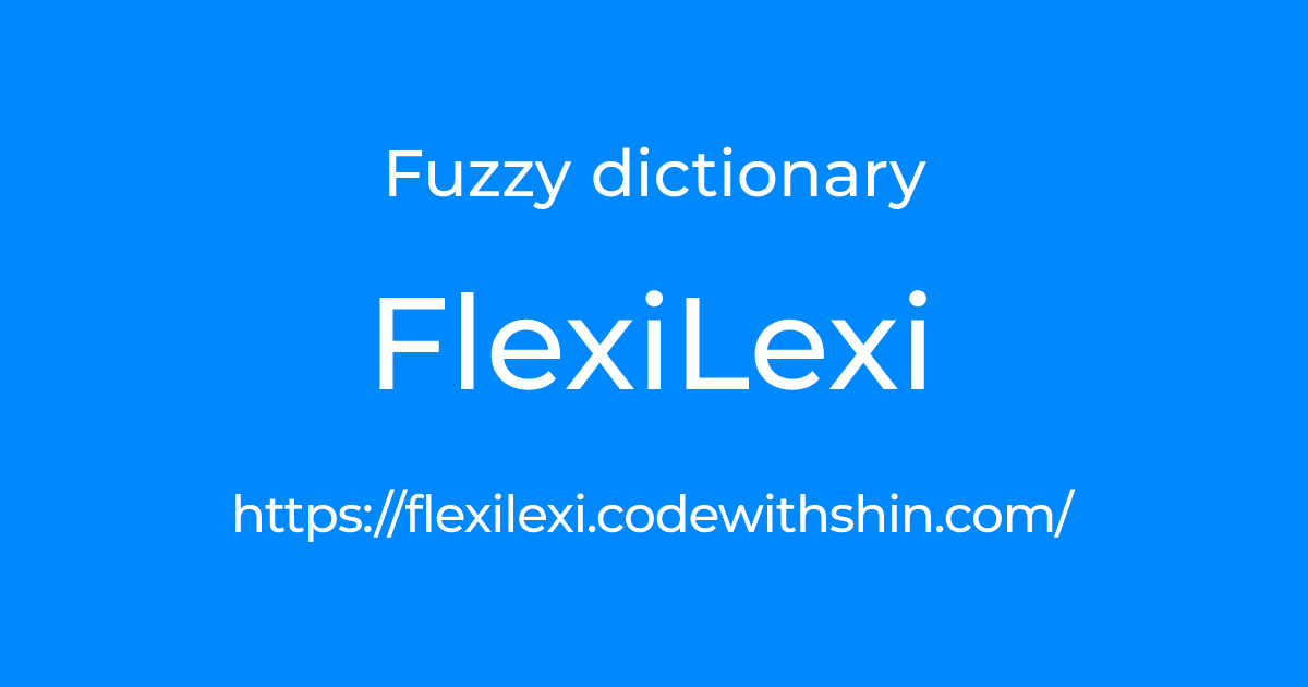 Examples - Flexilexi