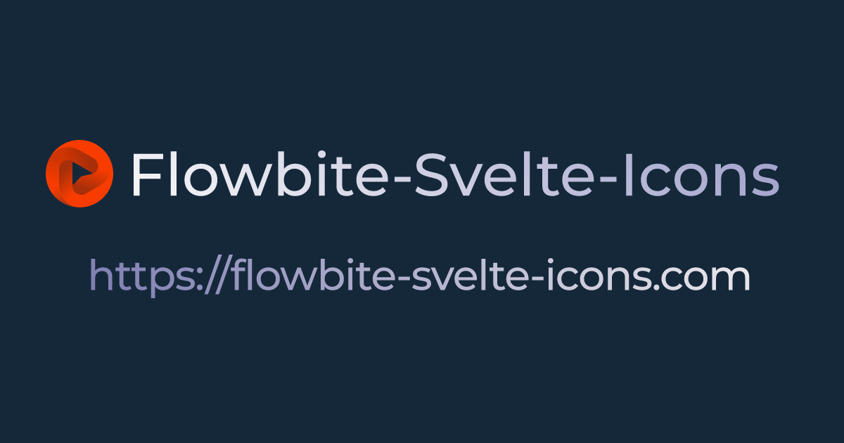 Flowbite Svelte Icons