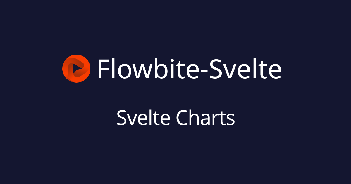 Svelte Charts Flowbite